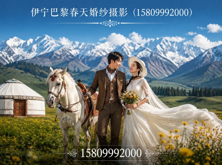 伊宁县赛里木湖婚纱照展示图